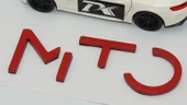 DK Tuning Mito Kırmızı ABS Bagaj Yazı Logo Alfa Romeo İle Uyumlu - 3