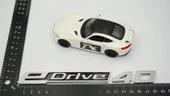 DK Tuning eDrive 40 Bagaj Gri Siyah Yeni Nesil Yazı Logo Bmw İle Uyumlu - 2