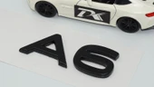 DK Tuning A6 2025+ Bagaj Siyah 3M Yazı Logo Audi İle Uyumlu - 5