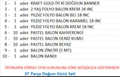 KRAFT GOLD BANNER 2 YAŞ FOLYO YILDIZLI 30 BALON KONSEPT DOĞUM GÜNÜ SETİ thumbnail 2