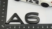 DK Tuning A6 2025+ Bagaj Siyah 3M Yazı Logo Audi İle Uyumlu - 3