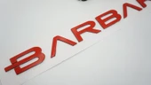 DK Tuning L200 Barbarian Kırmızı Bagaj Yazı Logo Mitsubishi İle Uyumlu - 3