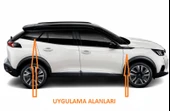 DK Tuning Peugeot Yeni Yeşil Siyah Çamurluk ABS Logo Arma Seti - 3