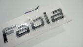 Skoda Fabia 2007 2015 Bagaj Krom ABS 3M 3D Yazı Logo Amblem - 1