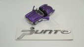 Fiat Grande Punto Yeni Nesil Bagaj Krom ABS 3M 3D Yazı Logo Amble - 2