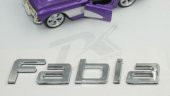 Skoda Fabia 2007 2015 Bagaj Krom ABS 3M 3D Yazı Logo Amblem - 4