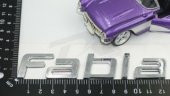 Skoda Fabia 2007 2015 Bagaj Krom ABS 3M 3D Yazı Logo Amblem - 6