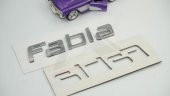 Skoda Fabia 2007 2015 Bagaj Krom ABS 3M 3D Yazı Logo Amblem - 7