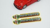 Alfa Romeo Logo Damla Silikon Torpido Çamurluk Yanı Sticker thumbnail 3