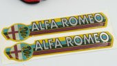 Alfa Romeo Logo Damla Silikon Torpido Çamurluk Yanı Sticker thumbnail 4