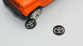 Toyota Oto Anahtar 3M Metal Alaşım Logo 2Li Set - 5