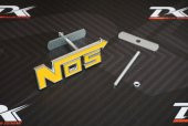 NOS Nitro Ön Panjur Metal 3D Vidalı Logo Amblem - 8