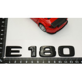E 180 Bagaj Parlak Siyah ABS 3M 3D Yazı Logo - 5