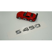S450 Bagaj Krom Metal 3M 3D Yazı Logo - 2