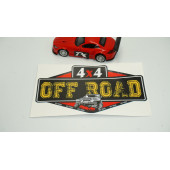 Arazi Aracı Off Road 4x4 Kaput Bagaj Sticker thumbnail 2