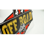 Arazi Aracı Off Road 4x4 Kaput Bagaj Sticker 28X18 cm - 1