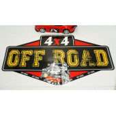 Arazi Aracı Off Road 4x4 Kaput Bagaj Sticker 28X18 cm - 2
