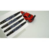 Dacia Logo Kapı Kolu 4 Lü Damla Desen Sticker Set - 1