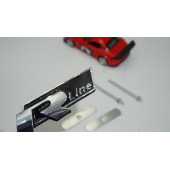 Volkswagen R Line Ön Panjur Izgara Vidalı 3D Krom Metal Logo - 1