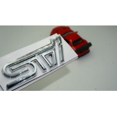 DK Subaru STi Krom Metal 3M 3D Bagaj Yazı Logo Orjinal Ürün - 1