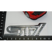 DK Subaru STi Krom Metal 3M 3D Bagaj Yazı Logo Orjinal Ürün - 5