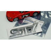 DK Subaru STi Krom Metal 3M 3D Bagaj Yazı Logo Orjinal Ürün - 6