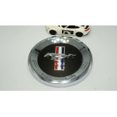 DK Mustang Bagaj Yuvarlak Panel 3M 3D Krom ABS Logo Amblem thumbnail 2
