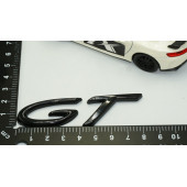 DK Porsche GT Siyah Metal Bagaj Logo Orjinal Ürün - 4