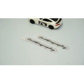 DK Land Rover Autobiography Beyaz Damla Silikon Torpido Bagaj Çamurluk Logo Seti - 2