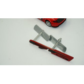 DK Kia GT Line Ön Panjur Vidalı 3D Siyah Kırmızı Metal Logo thumbnail 3