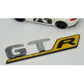 DK Benz GT R Sarı Krom Abs 3m 3d Bagaj Logo Amblem - 3