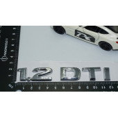 DK Tuning Opel 1.2 DTi Bagaj Krom ABS 3M 3D Yazı Logo Amblem - 4