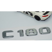 DK Tuning Benz C180 Bagaj Krom ABS 3M 3D Yazı Logo thumbnail 3