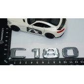 DK Tuning Benz C180 Bagaj Krom ABS 3M 3D Yazı Logo thumbnail 4