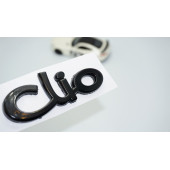 DK Tuning Renault Clio Bagaj Tırnaklı Siyah ABS 3M 3D Yazı Logo Amblem thumbnail 1