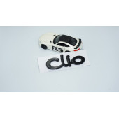 DK Tuning Renault Clio Bagaj Tırnaklı Siyah ABS 3M 3D Yazı Logo Amblem thumbnail 2