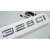 DK Tuning 328Ci Bagaj Krom Metal 3M 3D Yazı Logo Bmw İle Uyumlu - 1