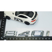 DK Tuning 840i Bagaj Krom Metal 3M 3D Yazı Logo Bmw İle Uyumlu thumbnail 4