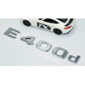 DK Tuning E400d Bagaj Krom ABS 3M 3D Yazı Logo Benz İle Uyumlu - 3
