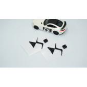 DK Tuning DS5 Çamurluk Siyah Logo Arma Yazı Seti Citroen İle Uyumlu - 4