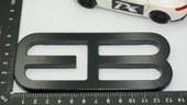 DK Tuning Mustang Ecoboost Billet EB Bagaj Amblemi Siyah Logo Arma Ford İle Uyumlu - 2