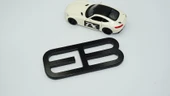 DK Tuning Mustang Ecoboost Billet EB Bagaj Amblemi Siyah Logo Arma Ford İle Uyumlu - 4