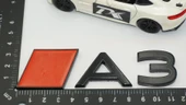 DK Tuning A3 2025+ Bagaj Kırmızı Siyah 3M Yazı Logo Audi İle Uyumlu - 2