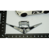 Dk V6 3m 3d Çamurluk Yanı Krom Metal Yazı Logo Seti thumbnail 4