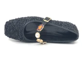 Feles İnci Toka Detaylı Kadın Babet Ayakkabı thumbnail 11