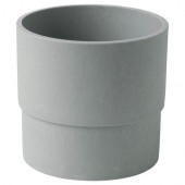 IKEA NYPON GRİ SAKSI PLASTİK 12 CM İÇ DIŞ MEKAN İÇİN UYGUN - 1