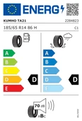 Kumho 185/65R14 86H Solus Ta21 Oto Lastik ( Üretim Yılı : 2025 ) - 4
