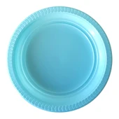 Ofis Catering Piknik Davet Doğum Günü Omeyva Sofra Seti - 25 Kişilik Turkuaz Tabak Bardak Takımı thumbnail 4