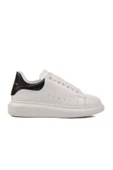 Aspor Beyaz Siyah Hakiki Deri Erkek Sneaker Premium - 1