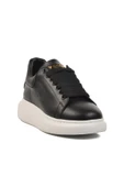 Aspor Siyah Beyaz Hakiki Deri Erkek Sneaker Premium - 3